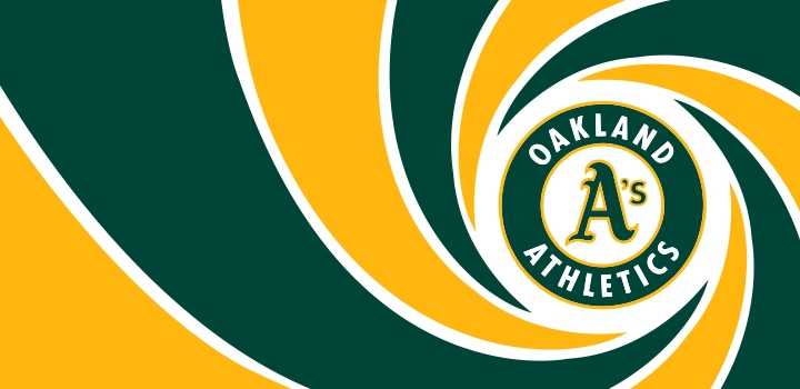 007 Oakland Athletics logo iron on paper